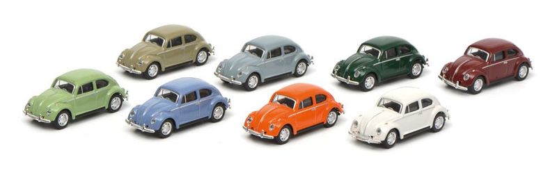 Schuco 1:87 - VW Kever, set (8 st.), MHI
