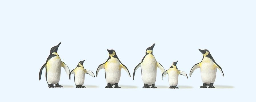Preiser  20398 - Pinguins (set van 6) H0