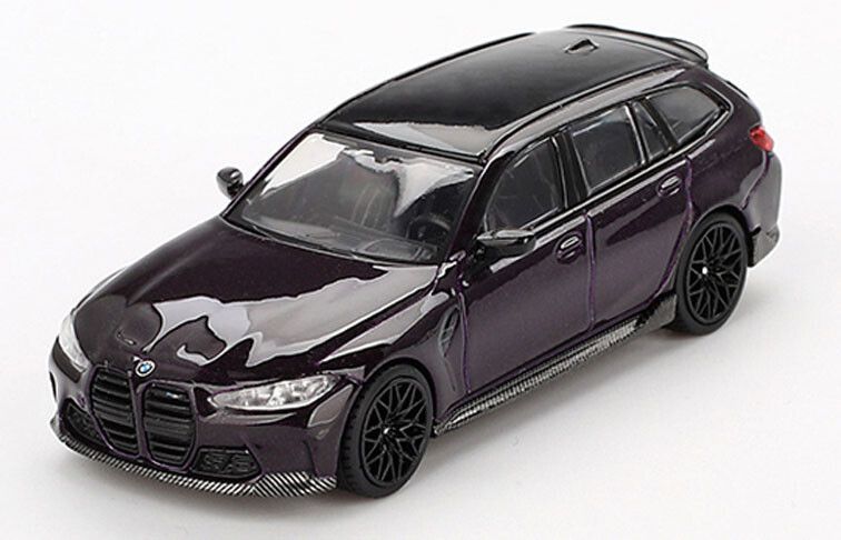 Mini GT 1:64 - BMW M3 Touring (G81) Performance '24, paars (Daytona Violet)