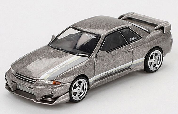 Mini GT 1:64 - Nissan GT-R (R32) Veilside combat C-I '11, grijs