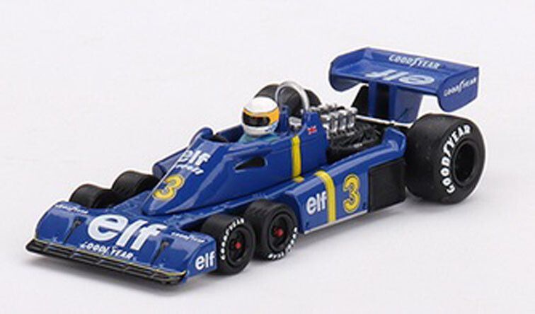 Mini GT 1:64 - Tyrrell P34 #3 Jody Scheckter Swedish GP '76 Winner