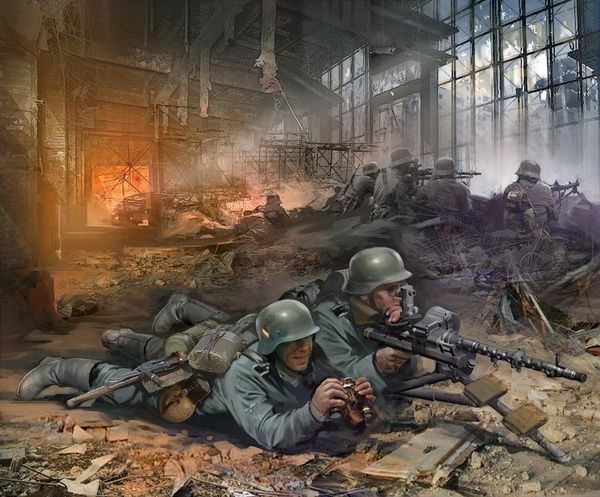 Zvezda 6106 - German Machinegun Crew East Front 194 1:72