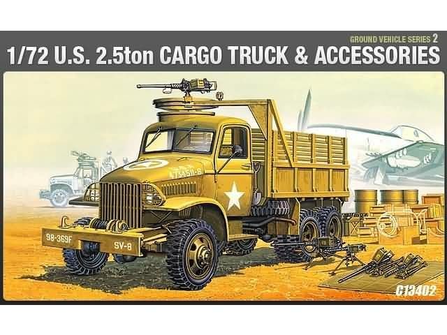 Academy 13402 - US Cargotruck &amp; Accessory  1:72