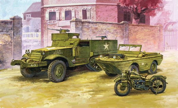 Academy 13408 - M3 U.S. Half Track  1:72