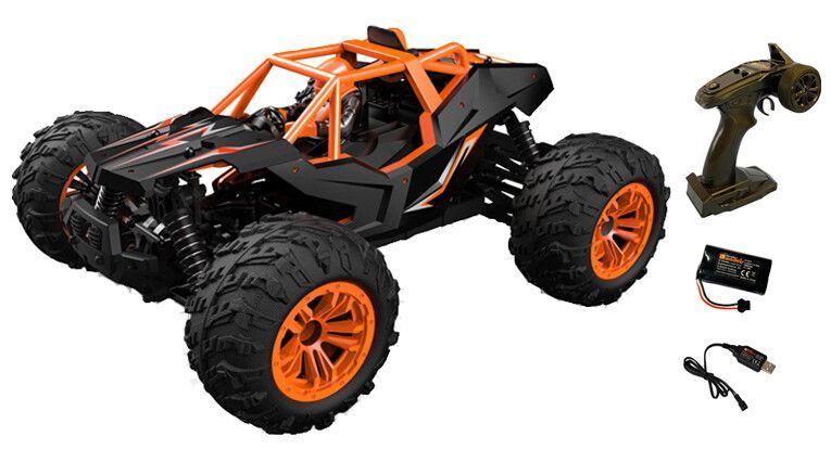 DF Models  3158 - F-Fun-Racer 1:14 - 4WD, oranje Ready to Run (RTR)