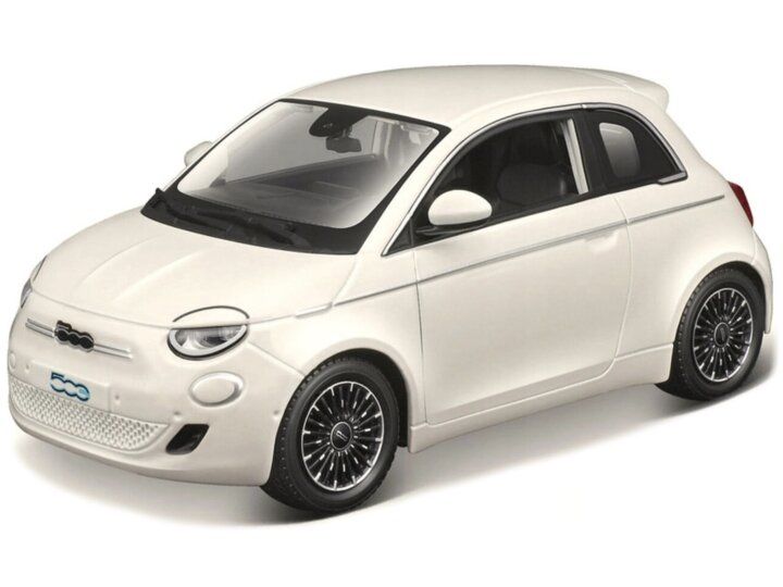 Bburago 1:43 - Fiat 500e, wit, 2021 Limited Edition
