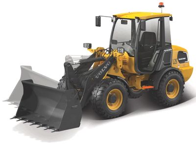 Bburago 1:50 - Volvo L25 W / BUCKET, geel grijs