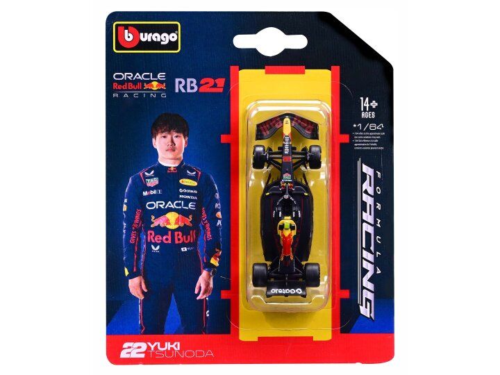 Bburago 1:64 - Red Bull RB21 #22 YUKI TSUNODA 2025