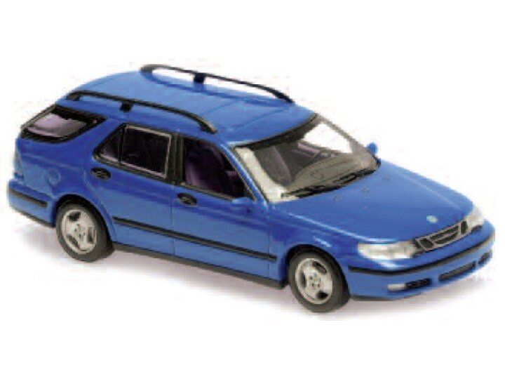 MAXICHAMPS 1:43 - Saab 9-5 BREAK 1999, blauw,1999