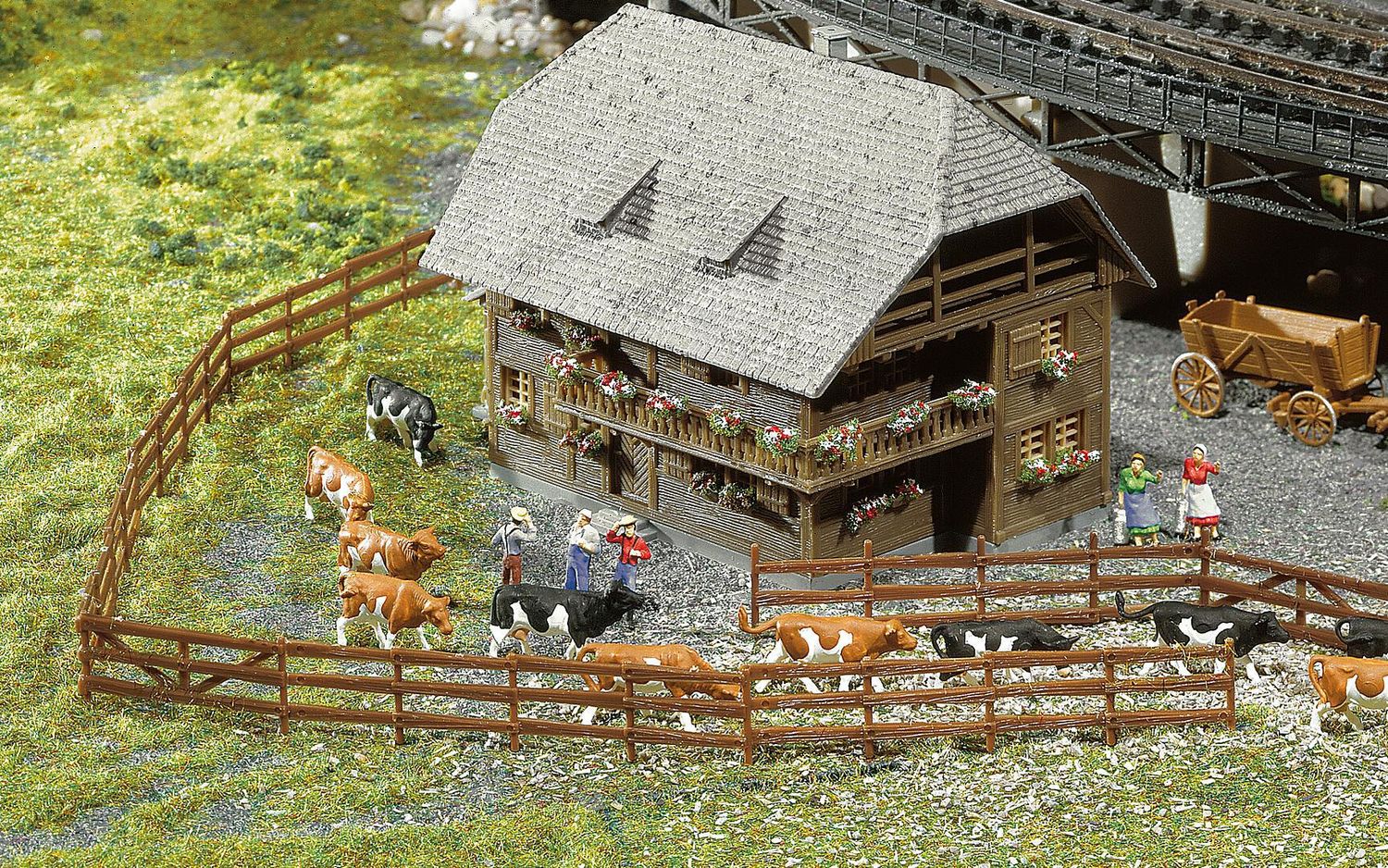 Faller 180408 - Bonanza-omheining, 1341 mm H0