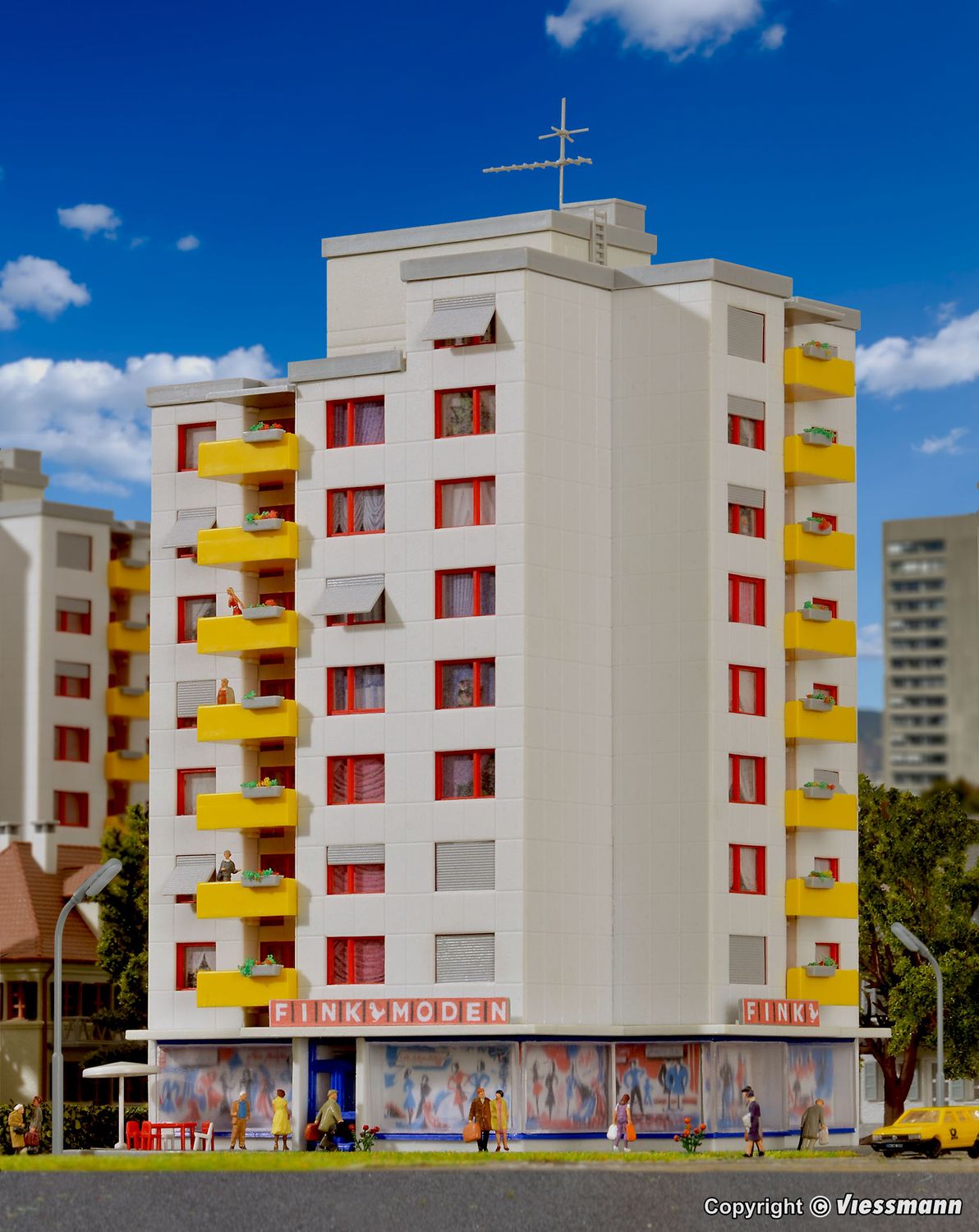 Kibri  37120 - Hochhaus mit Ladengeschäft N