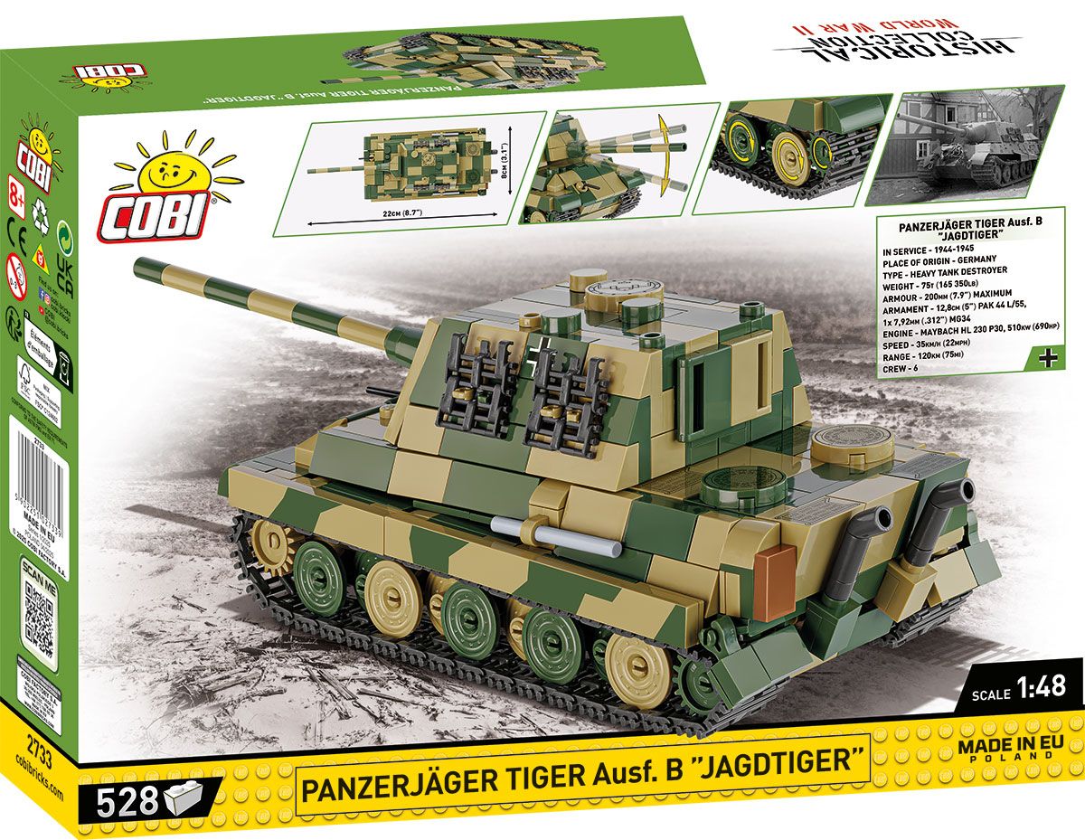 Cobi 2733 - PANZERJAGER TIGER AUSF.B