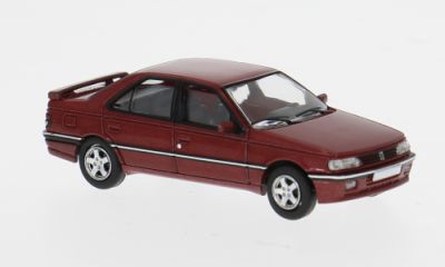 PCX 1:87 - Peugeot 405 Mi 16, dunkelrot, 1987