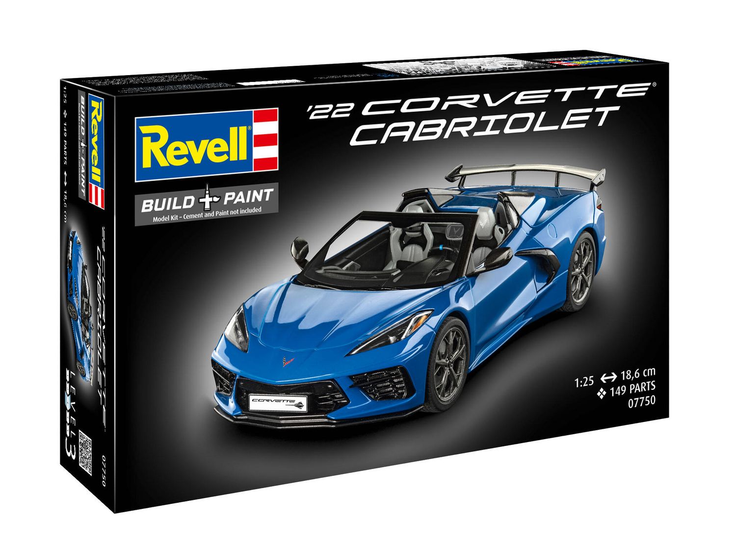 Revell 07750 - Corvette C8 Cabriolet 1:25