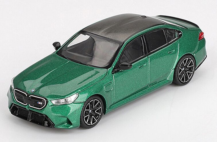 Mini GT  1:64 - BMW M5 (G90) '24, groen met. (Isle of man green)