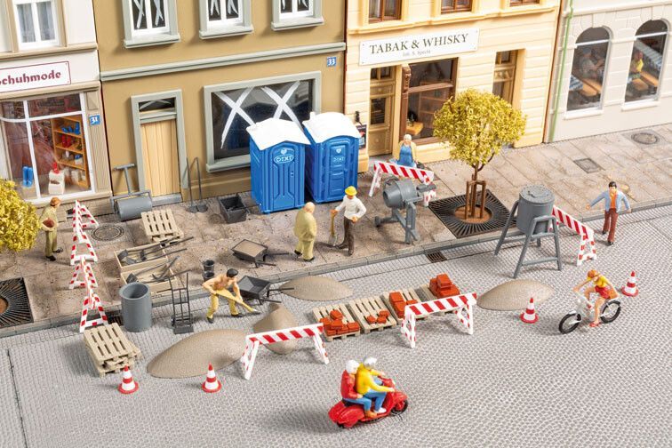 Auhagen 41 694 - Bouwplaats-set H0