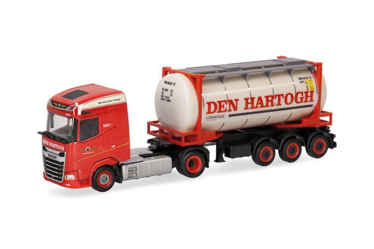 Herpa  1:87 - DAF XG Swapcontainer oplegger Den Hartogh (NL)