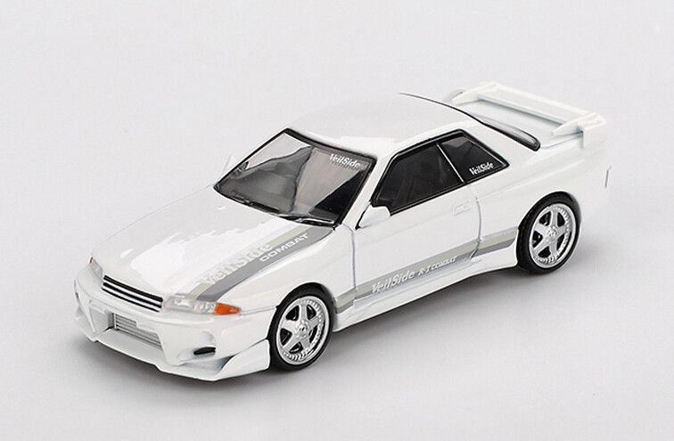 Mini GT  1:64 - Nissan Skyline GT-R (R32) Veilside Combat C-I '11, wit