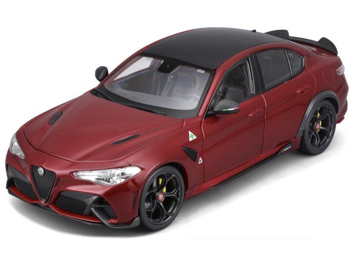 Bburago 1:18 - Alfa Romeo Giulia GTAm, 2020 , red metallic