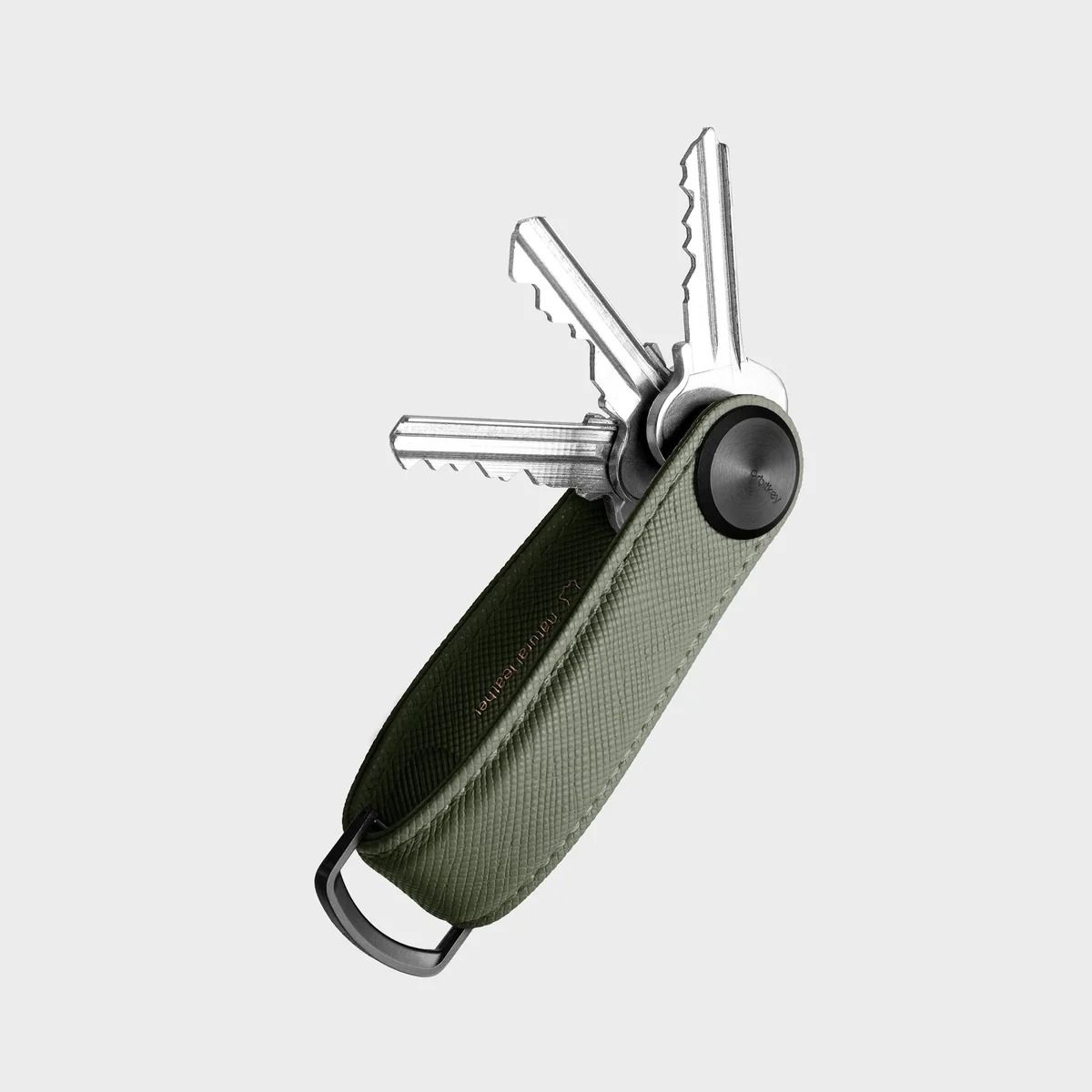 Key Organiser Pro Saffiano Leather Olive