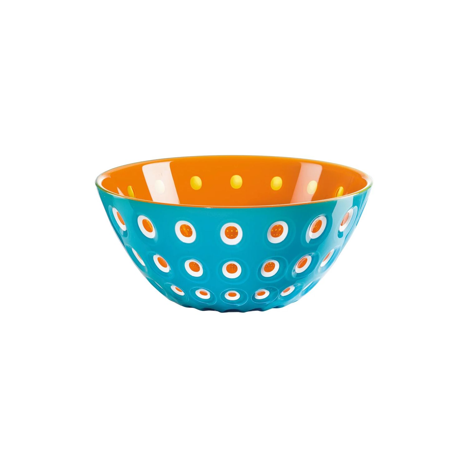 Le Murrine Bowl, Blue and Orange, Medium