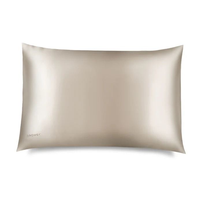 Dusty Gold Silk Pillowcase