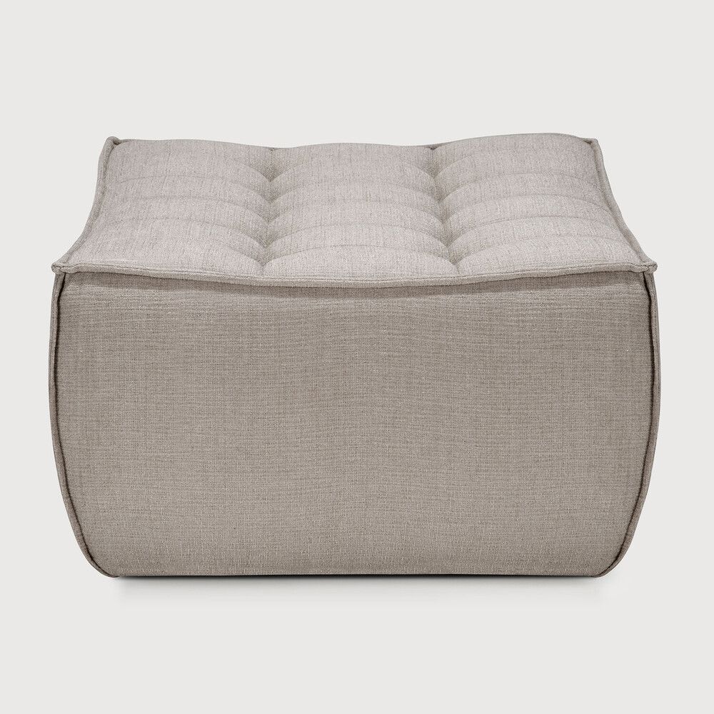 N701 footstool - Ecru Eco fabric