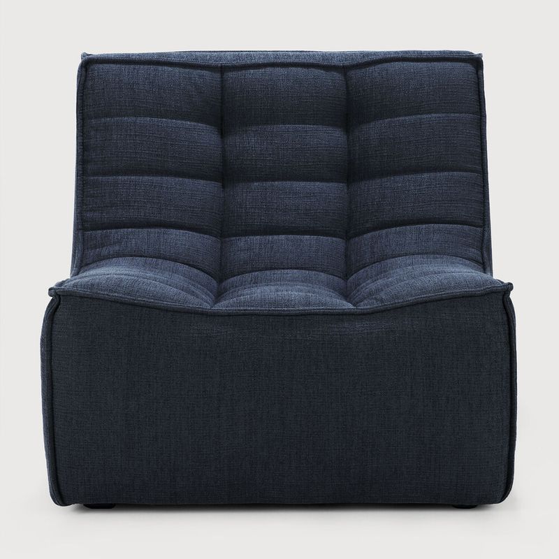 N701 modular sofa - Graphite fabric - 1 seater, 31.5 x 36 x 30