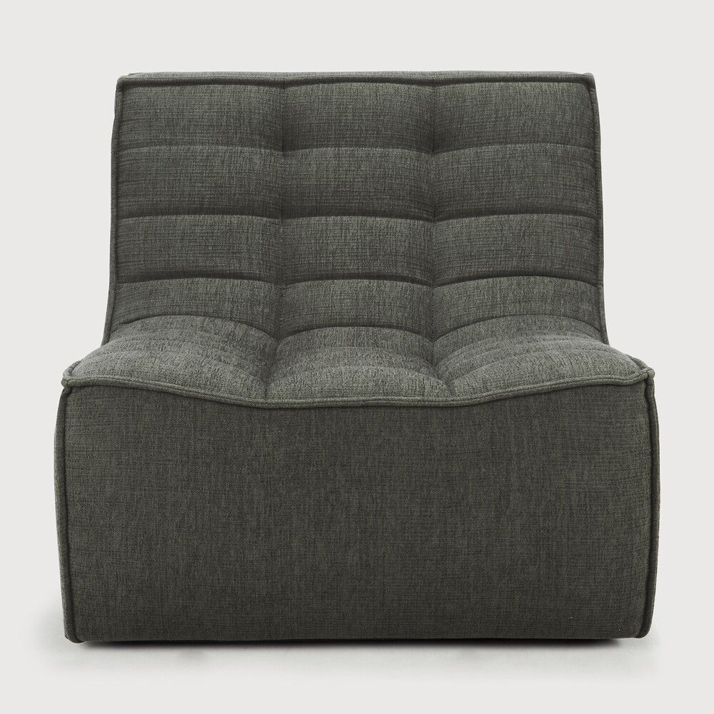 N701 modular sofa - Moss Eco fabric - 1 seater