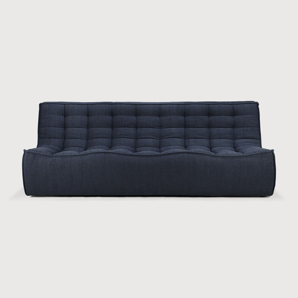 N701 modular sofa - Graphite Eco fabric - 3 seater