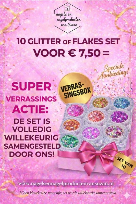10 glitters-flakes