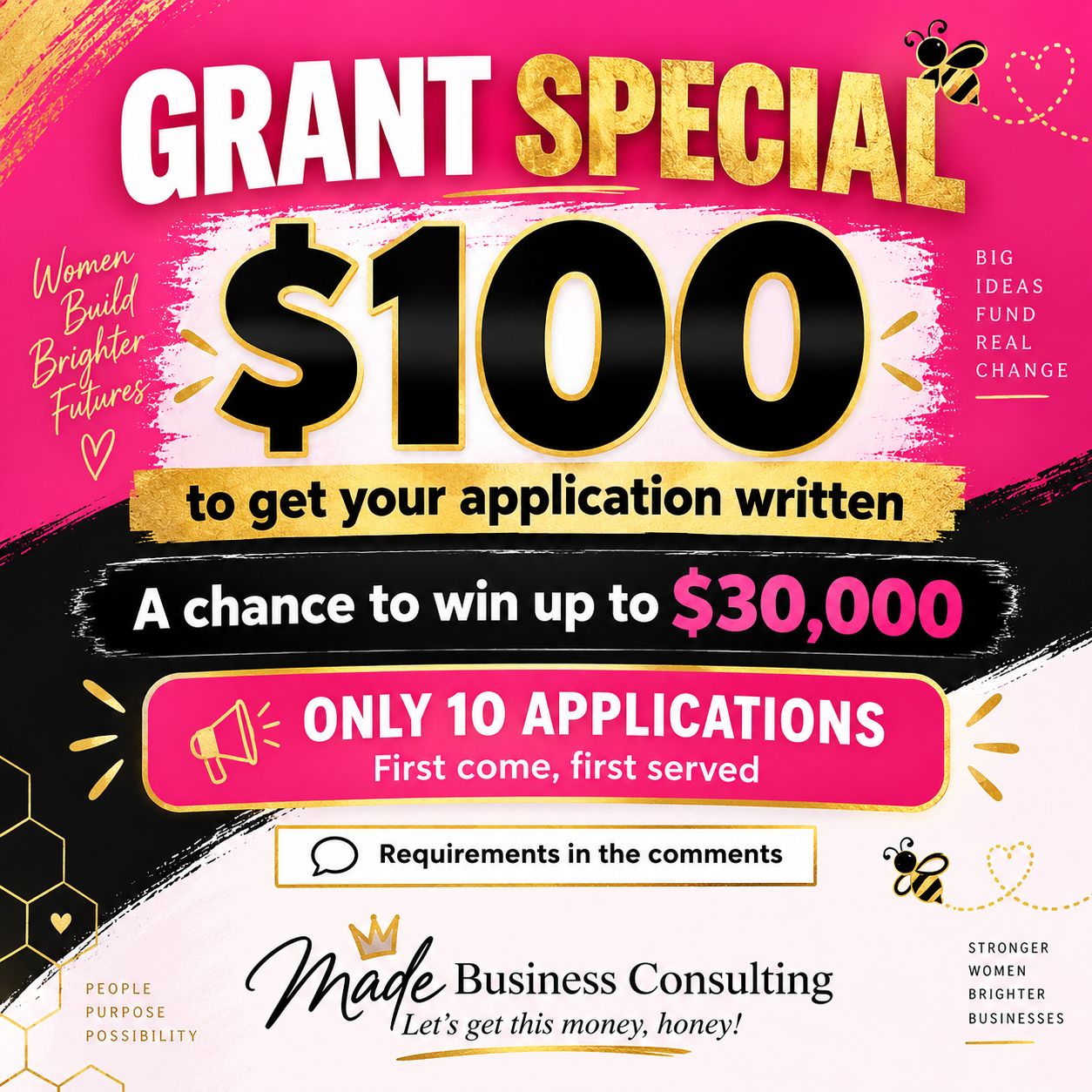 Grant Writing Sale