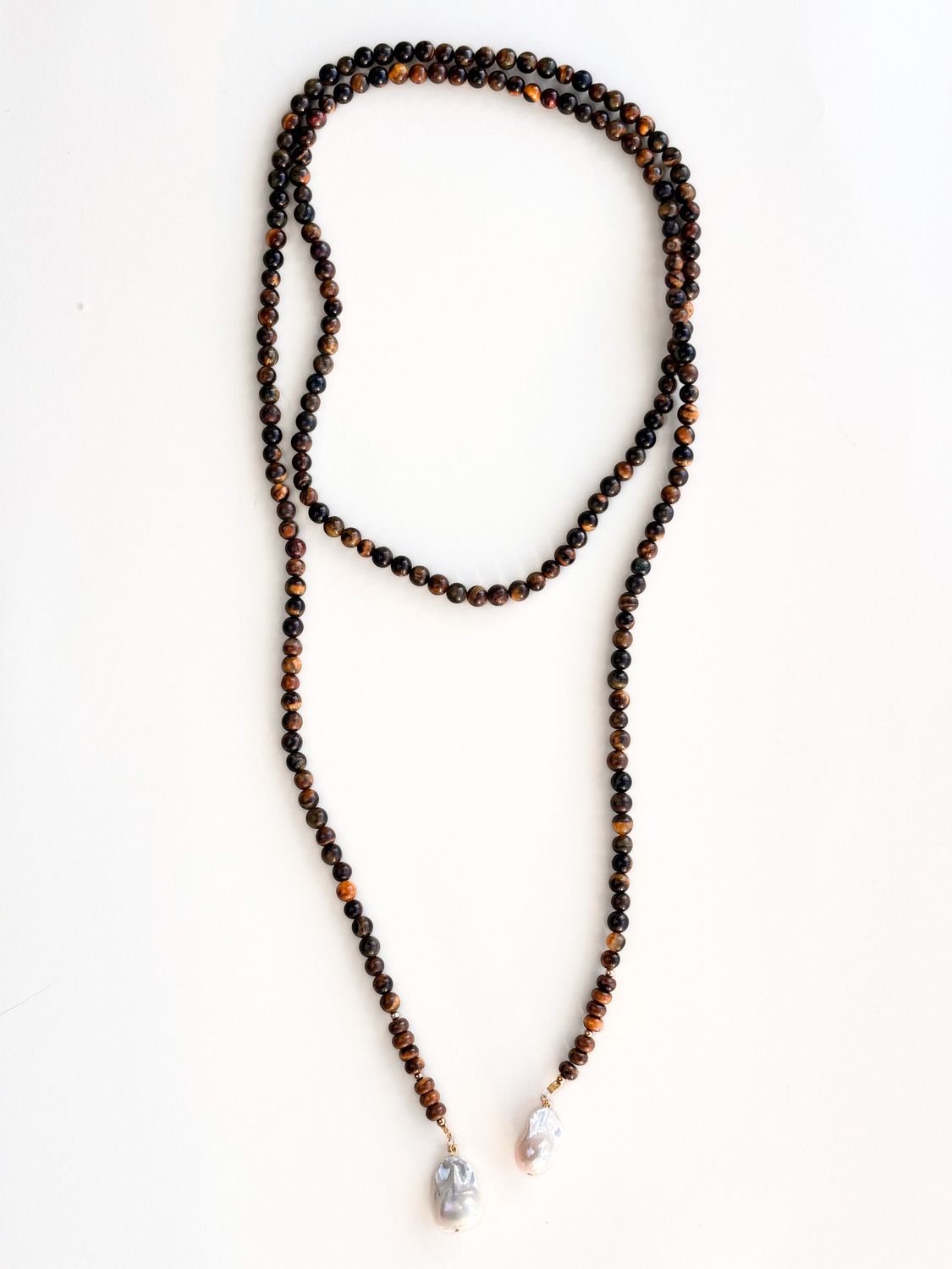 Salvia Necklace in Tiger Eye