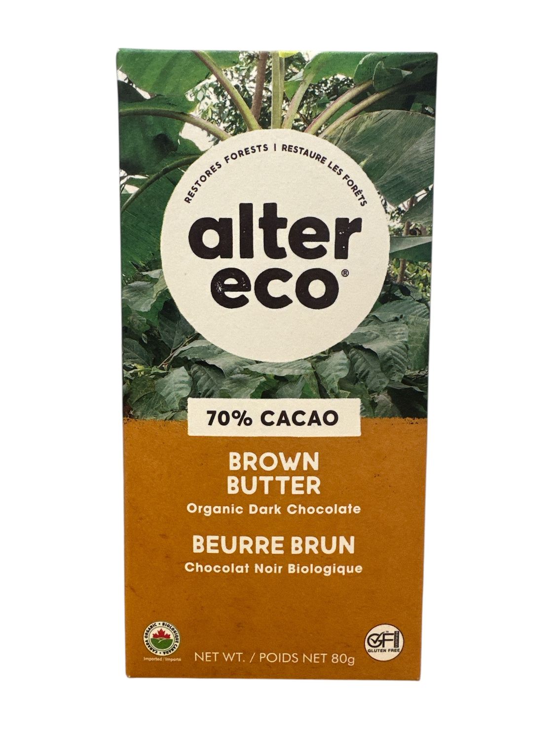 Brown Butter Organic Dark Chocolate