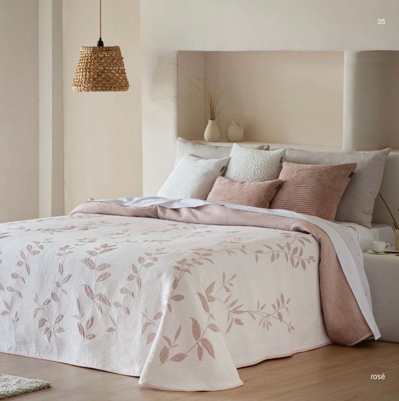 Colcha Jacquard Reversible Laisa