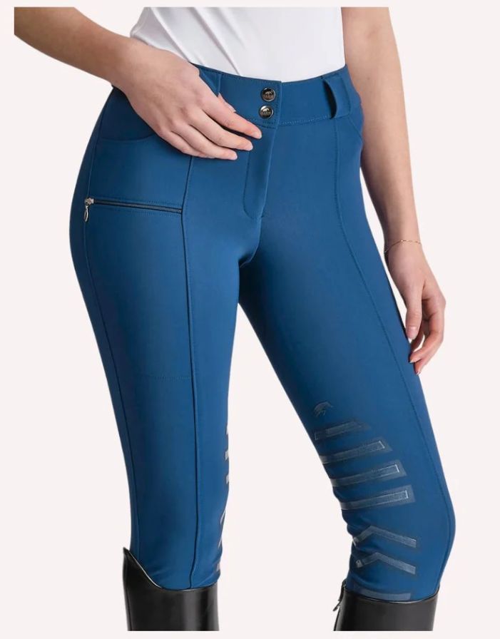 SARM HIPPIQUE - PANTALONI DONNA GEMMA OCEAN BLUE SARM HIPPIQUE - PANTALONI DONNA GEMMA OCEAN BLUE