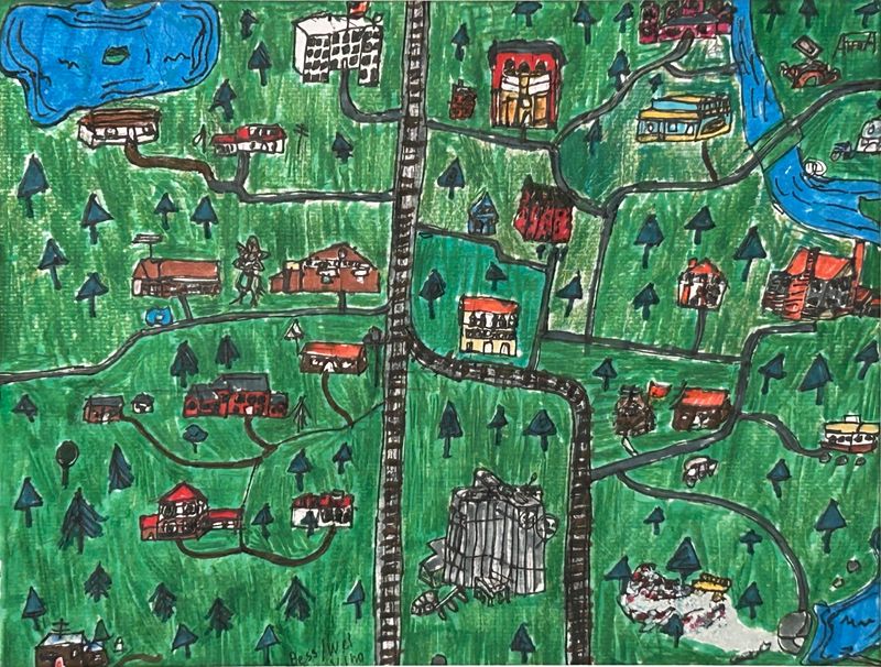 A Town Lost in the Woods