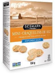 Crackers mini Salted (Sesmark), 150g