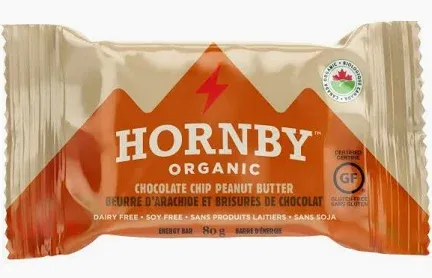 Energy Bar Choc Chip Peanut Butter Org (Hornby), 80g