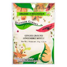 Ginger Pwd Org (Splendor), 40g