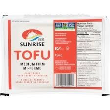 Tofu Medium Firm (Sunrise), 454g