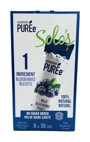 Wild Blueberry - Fruit Toppings (Superfruit Puree), 8x30ml