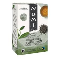 Green Tea Gunpwdr Org (Numi), 18 bags