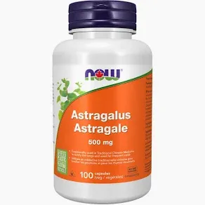 Astragalus 500mg (Now), 100caps