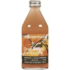 Kombucha Grapefruit (Greenhouse), 340ml