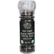 Black Peppercorns Grinder Org (Gathering Place), 50g