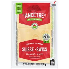 Cheese Slices Emmental Org LF (L'Ancêtre), 180g