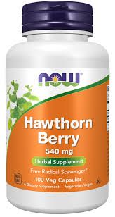 Hawthorne Berry 540 mg (Now), 100vcaps