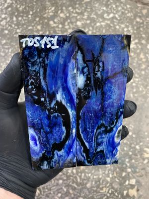 Mammoth tooth scales pair stabilized for knifehandl 5.27-1.77-0.43 inch TOS151