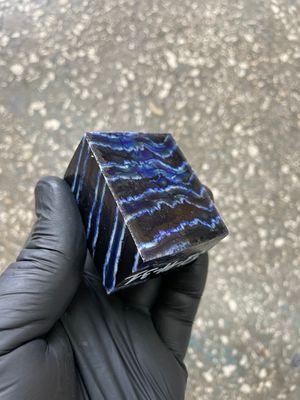 woolly mammoth tooth spacer block stabilized knifemaking material